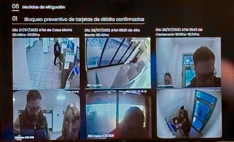 Causa de planes sociales. Las filmaciones de los cajeros automáticos permitieron identificar algunos rostros compatibles con los imputados. Causa de planes sociales. Las filmaciones de los cajeros automáticos permitieron identificar algunos rostros compatibles con los imputados.