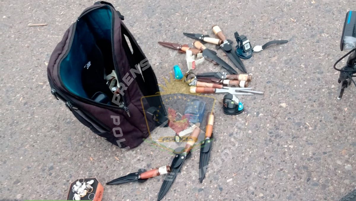 La Policía atrapó a dos ladrones en plena huida en Neuquén y en Centenario