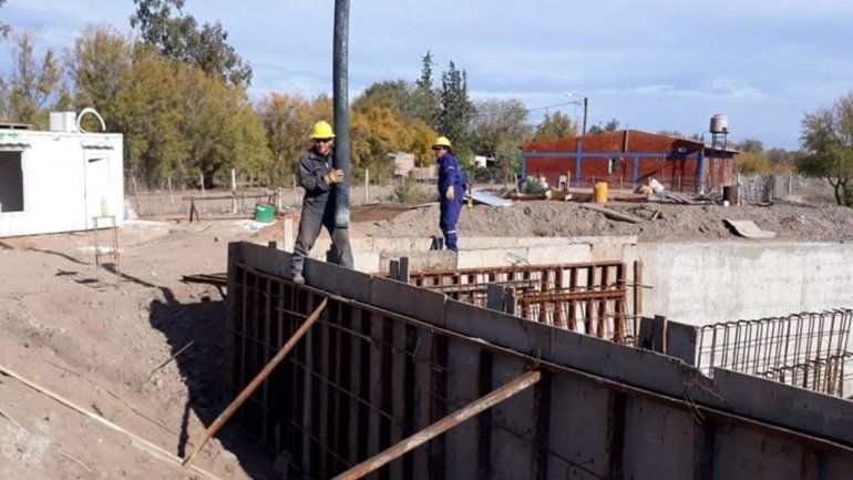 Avanza la planta potabilizadora de Rincón de los Sauces