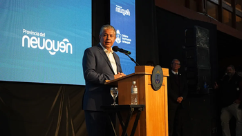 Figueroa presentó este jueves el plan de regionalización de Neuquén. Figueroa presentó este jueves el plan de regionalización de Neuquén.