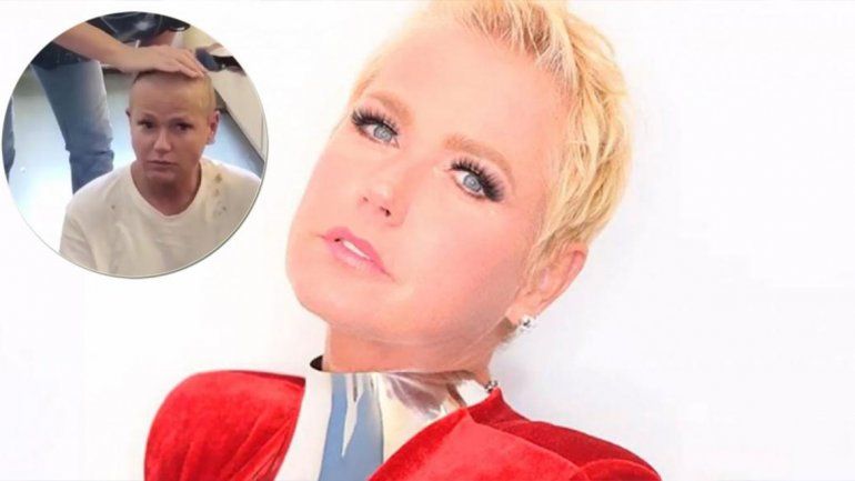 Xuxa se dejó cortar el pelo por su hija y ¡la rapó!
