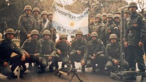 El Escuadrón Alacrán de Gendarmería durante la Guerra de Malvinas.