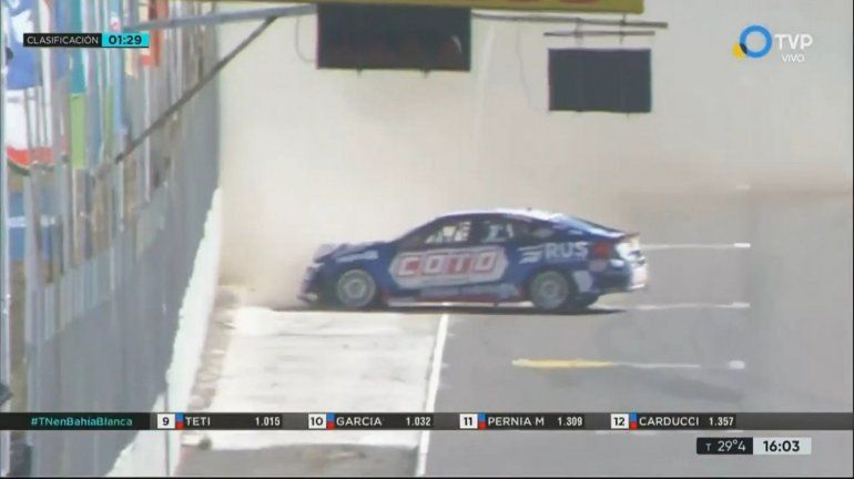 Urcera se pegó un palo contra un muro, pero buscará revancha