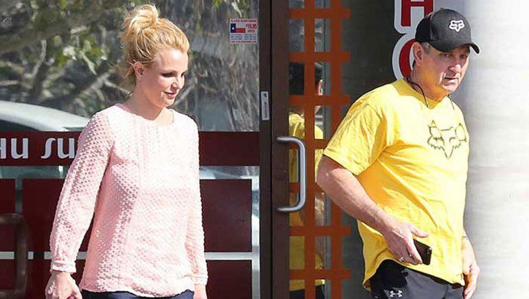 Britney Spears y su padre.
