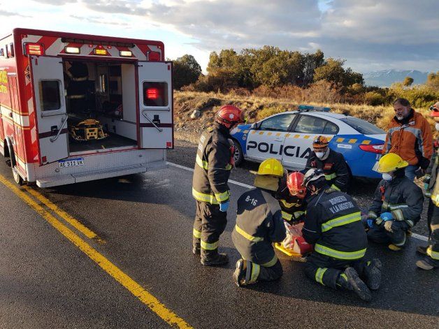 El lugar del accidente.