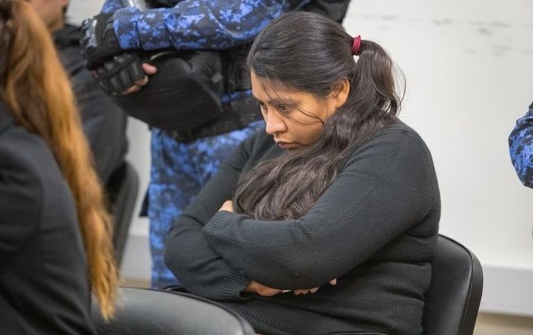 Mariela Altamirano, acusada de la muerte de Ángel López. Mariela Altamirano, acusada de la muerte de Ángel López.