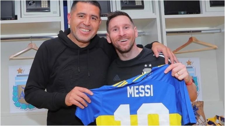 Riquelme reveló cuál fue la condición que le puso Messi para participar de su despedida en La Bombonera