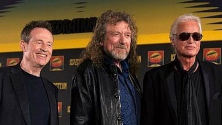 Robert Plant (voz) y Jimmy Page (guitarrista) de la histórica banda.