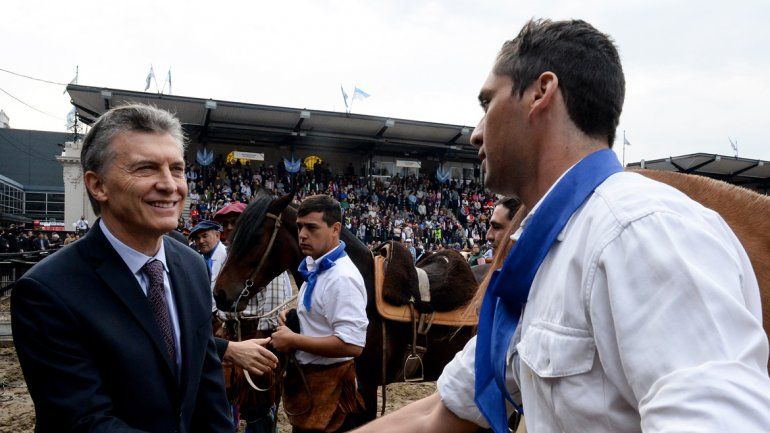 Macri se sintió local en la apertura de la 131ª Expo de la Sociedad Rural.