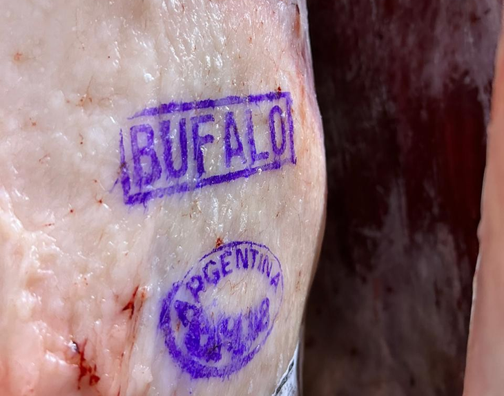 La carne de búfalo se puede comercializar en países de la Unión Europea. La carne de búfalo se puede comercializar en países de la Unión Europea. 