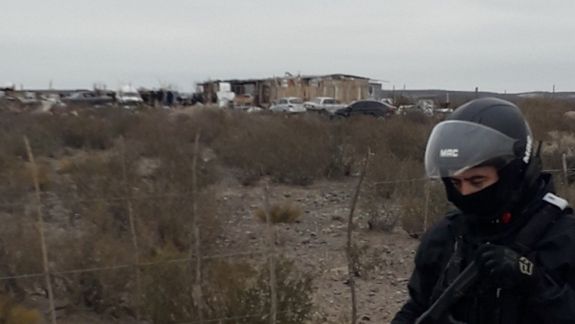 El lugar próximo al lago Pellegrini, donde encontraron el cuerpo