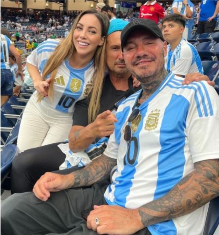 Tinelli y Eugenia Schlatter Tinelli y Eugenia Schlatter