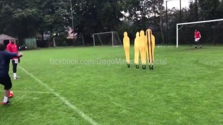 La magia intacta: el golazo de Maradona en Arabia