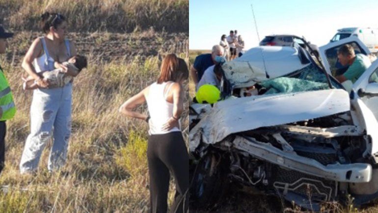 Policía amamantó a beba cipoleña tras un terrible choque