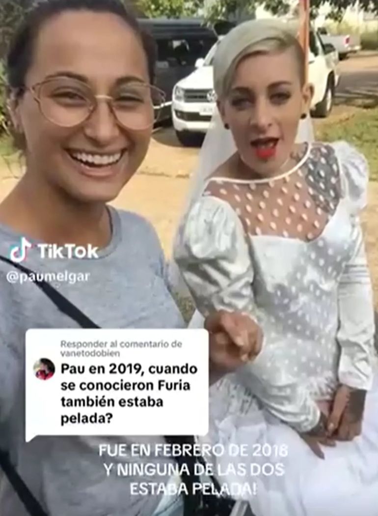 Se conoció una foto de Furia usando un vestido de novia y generó revuelo entre los fans de la participante de Gran Hermano. Se conoció una foto de Furia usando un vestido de novia y generó revuelo entre los fans de la participante de Gran Hermano.