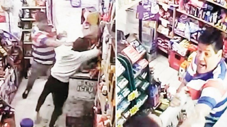 Atacó salvajemente a una kiosquera porque no le aceptó un billete de 2 pesos