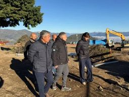 Figueroa reciorrió las obras que está haciendo la nueva concesionaria. Figueroa reciorrió las obras que está haciendo la nueva concesionaria.