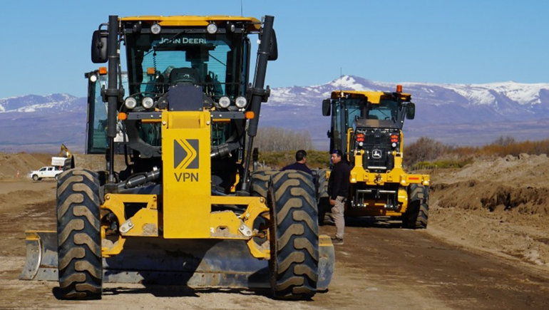 Las máquinas de Vialidad Provincial trabajando en  rutas de Neuquén