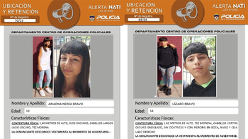 Desesperada búsqueda de dos hermanos adolescentes en Centenario