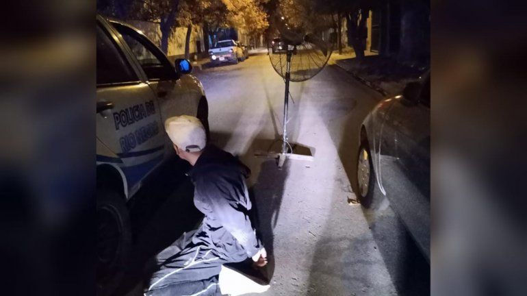 Lo delató el ruido que hizo para robar en una obra en construcción