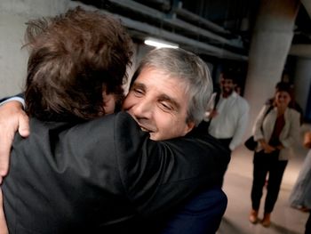 Javier Milei y Toto Caputo
