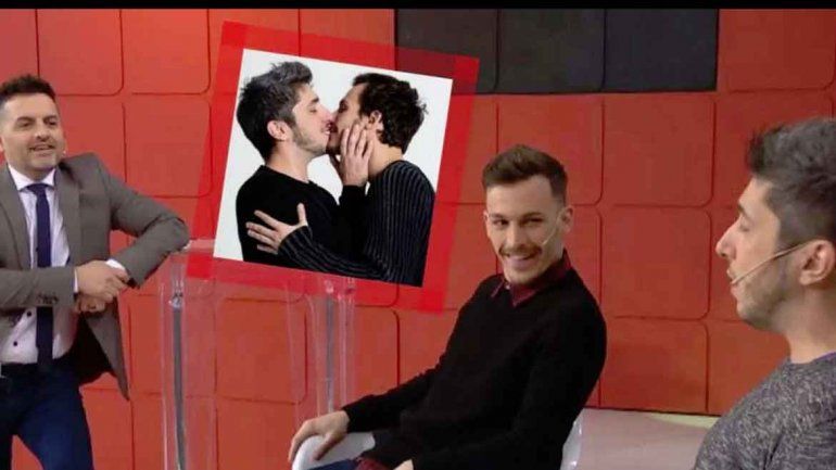 El actor visitó Los ángeles de la mañana con su pareja