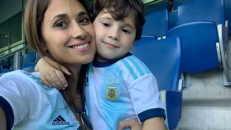 Antonela Roccuzzo le dedicó un tierno mensaje en Instagram a Mateo Messi.
