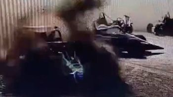 Video: tremendo choque en una categoría zonal de automovilismo