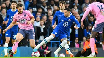 Enzo Fernández la rompió frente al Everton. Enzo Fernández la rompió frente al Everton.