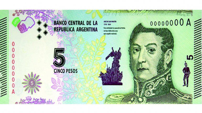 Comenzó la despedida a los billetes de 5 pesos
