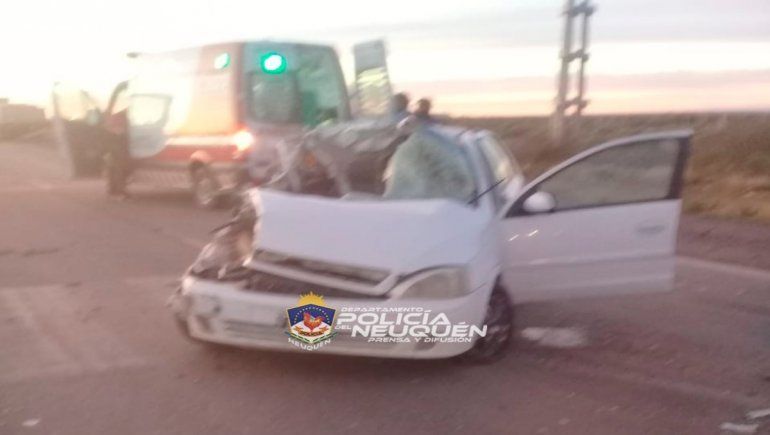 Grave accidente y milagro en la Autovía Norte