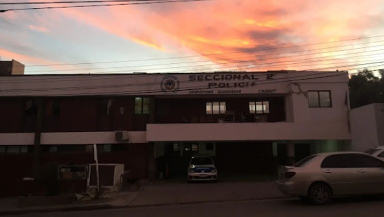 Incendio en la Comisaría Segunda de Comodoro Rivadavia.