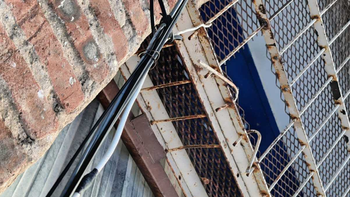 Los barrotes de la cárcel U12 por donde se fugaron los delincuentes en Neuquén Los barrotes de la cárcel U12 por donde se fugaron los delincuentes en Neuquén