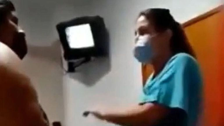 Brutal golpiza a dos médicos: Basta por favor, estoy recién operada