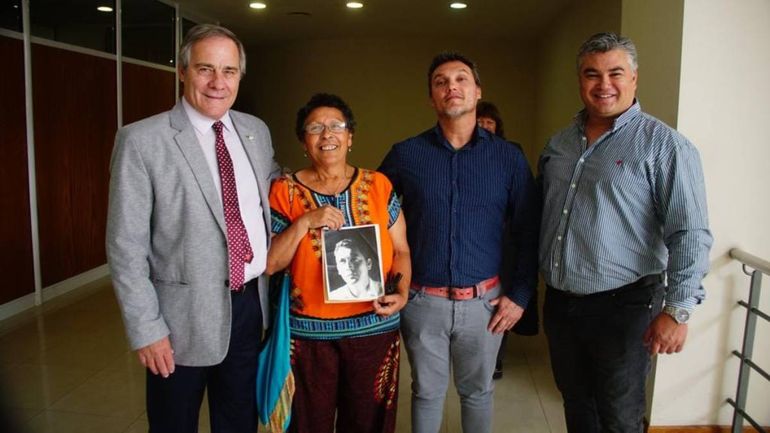 Los familiares de Milton Aguilar.