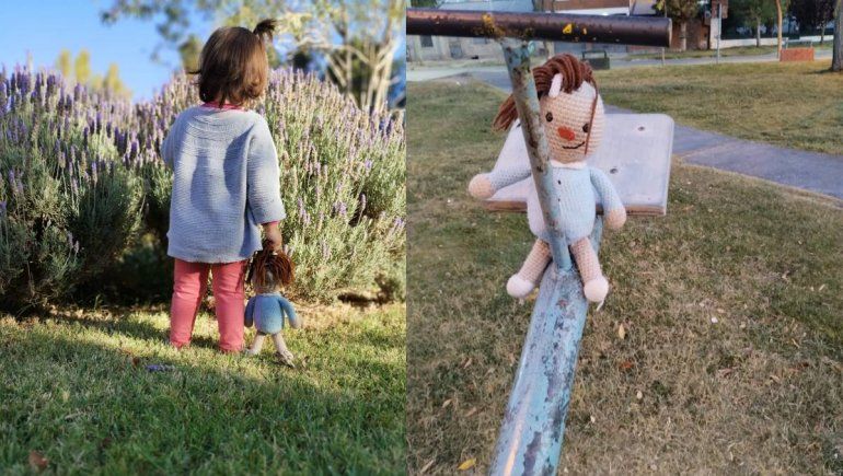 Buscan a Enriqueta, la muñeca especial de una nena que se perdió en Neuquén