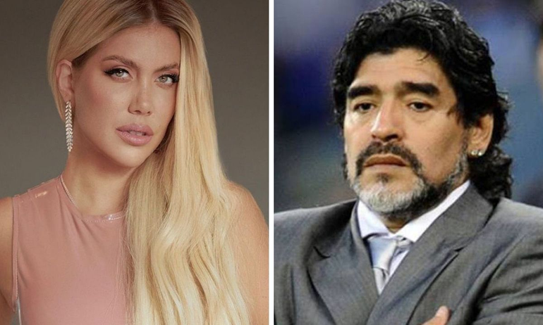 De no creer: quién fue la rubia que interrumpió el encuentro sexual de Wanda Nara y Diego Maradona