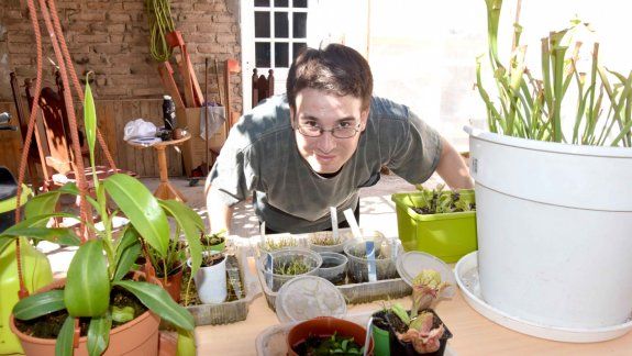 Matías dejó sin secretos a las plantas carnívoras