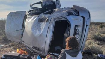 El vuelvo fatal sucedió en la ruta nacional 151. Foto: Gentileza Catriel 25 El vuelvo fatal sucedió en la ruta nacional 151. Foto: Gentileza Catriel 25