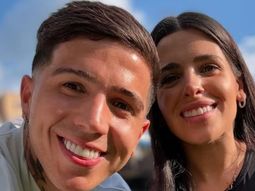 Enzo Fernández y Valentina Cervantes Enzo Fernández y Valentina Cervantes