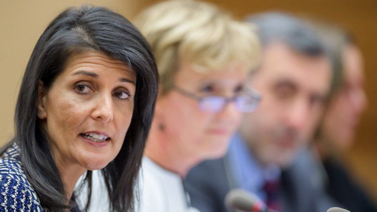 La embajadora norteamericana ante la ONU