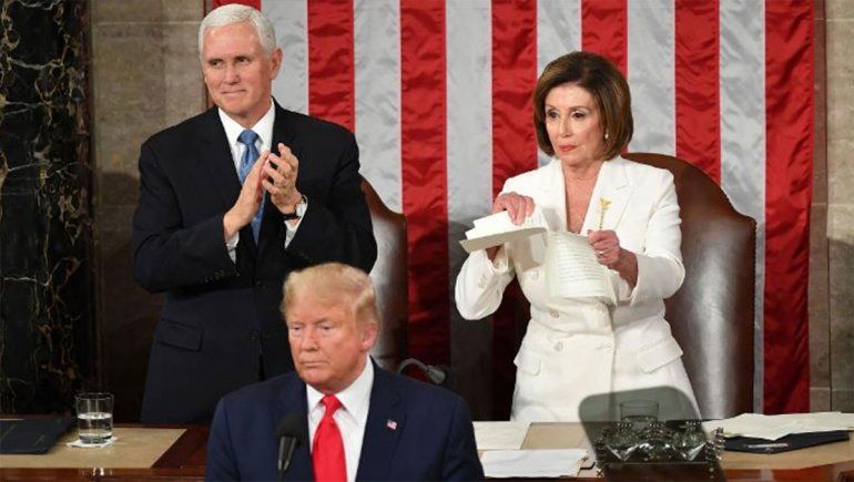 Trump protagonizó un escándalo en el Congreso de EE.UU.