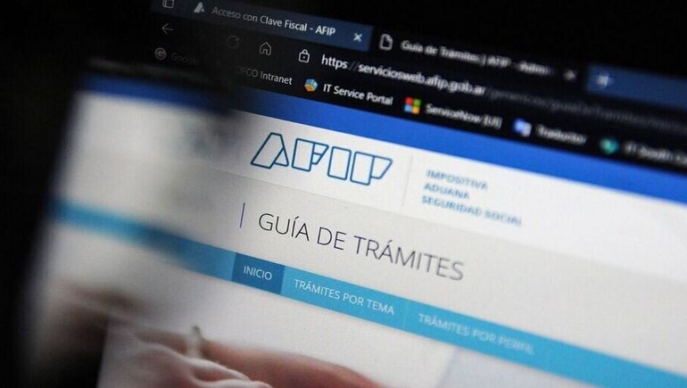 El dominio www.afip.com.ar seguirá por un tiempo.