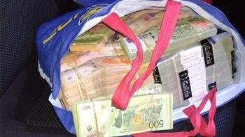 bolsas dinero la pampa secuestro billetes