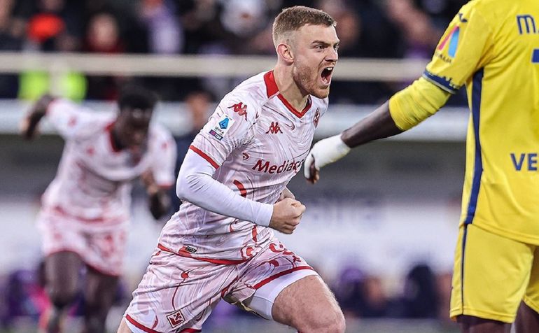 Lucas Beltrán grita su gol faltando 15 para el final.&nbsp;