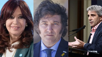Cristina apuntó a Javier Milei y a Toto Caputo