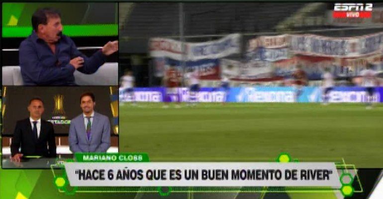 El cruce entre Closs y Leto al aire en ESPN.