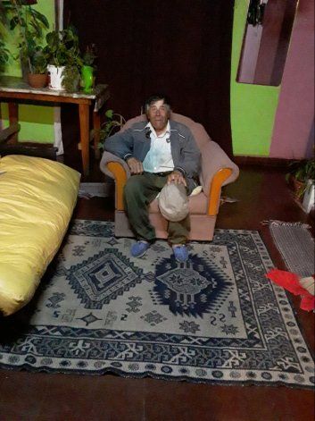 Monsalve tiene 83 años nació en el campo y el jueves sufrió un temporal en su casa.
