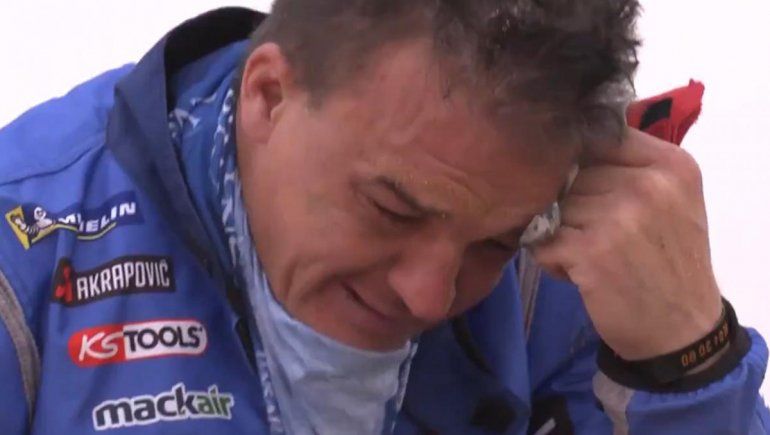 Las lágrimas del piloto del Dakar que conmovieron al mundo
