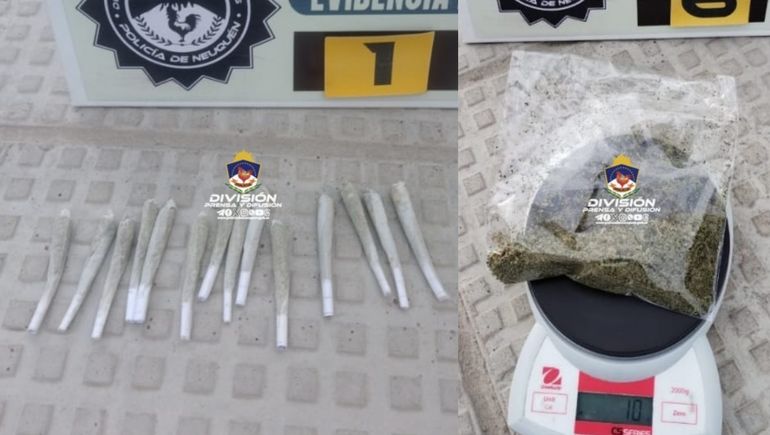 Atraparon a dos jóvenes haciendo delivery de droga en Zapala